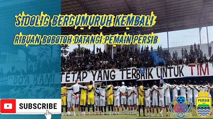 Sidolig Bergemuruh kembali,Bobotoh Beri Dukungan Langsung ke Pemain Persib menjelang melawan Persija