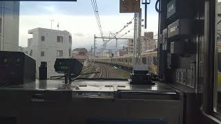 中央・総武緩行線｜大久保駅→東中野駅（JR東日本E231系電車）各駅停車の前面展望の車窓、走行音、車内アナウンス。R6/4（東京都新宿区・中野区）Chuo Line Tokyo JAPAN TRAIN