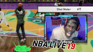USING NO SHOT METER in NBA LIVE 19 SHOOTING BOOST?
