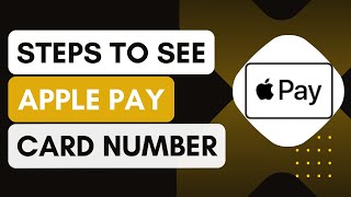 How To See My Apple Pay Card Number (2024 UPDATE) !
