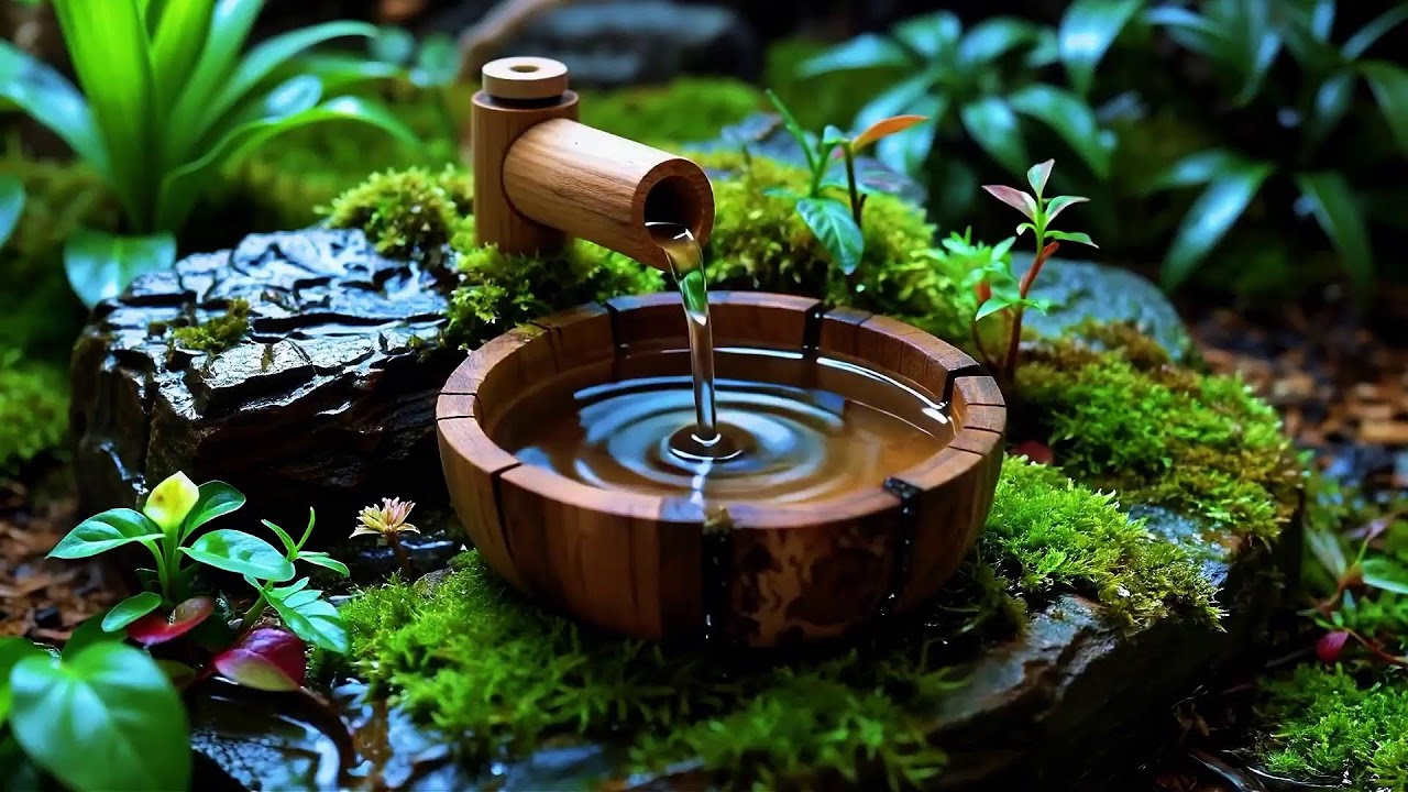 Relaxing Music Gentle Water Flow| Nature Scene for Inner Peace