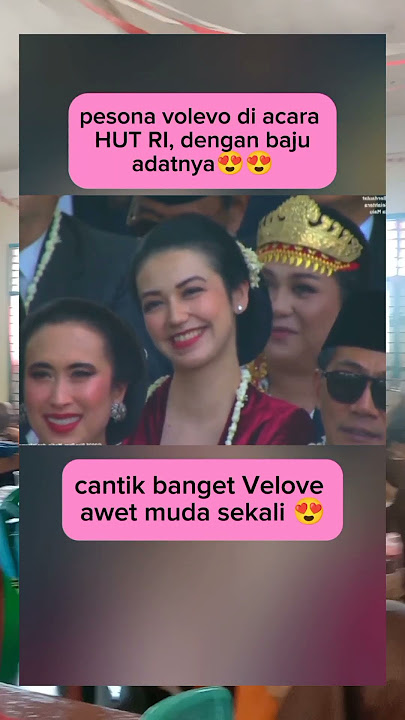 Velove Vexia tampil cantik di HUT Indonesia #velovevexia #artist #raffiahmad #hutri #trending