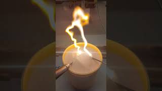 High Voltage Vs Sand - Producing Fulgurits With 28Kv 1A #Shorts #Highvoltage #Shortcircuit #Plasma