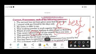 Famous Syntax Exercise 8 B. Adjective Error. from Excellent book class 12. Net Worth