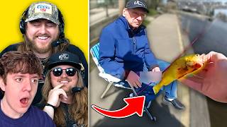 OLD MAN Catches illegal fish.. w/ Yumi