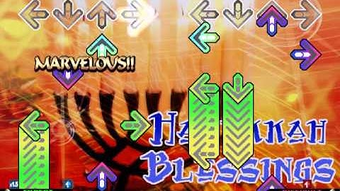 Hanukkah Blessings - BARENAKED LADIES - DDR Difficult/Expert Custom Stepchart