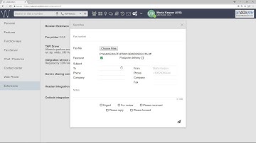 Wildix Collaboration - Fax from Desktop