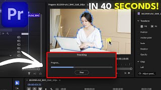 How to Auto Track Mask in Premiere Pro in 40 Seconds!