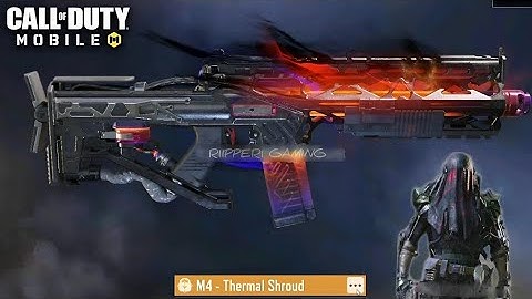 Legendary M4 Thermal Shroud Gameplay and Kill Effect