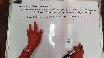 Centroids and Centers of Gravity part 1