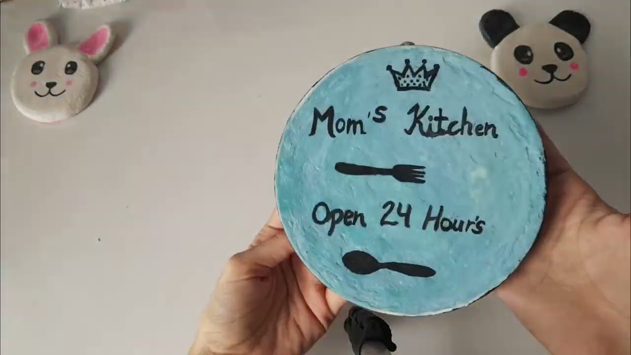 ✨ Trash to Treasure DIY | Easy Kitchen Wall Decor Idea 🏡💙