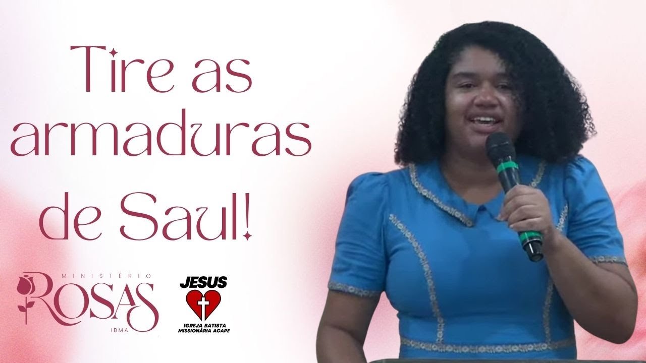 Tire as armaduras de Saul! I Culto das Rosas | Ao vivo | Domingo | 01.02.2026 | Pra Lorena