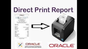 Print Report | Invoice | Money Receipt | Oracle APEX
