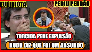 🔥DUDU DESCOBRE O PIOR ; EXPULSÃO SENDO ANALISADA; THAMIRES MENTE E CHAMA DUDU DE FALSO