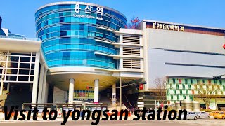 Visit to seoul yongsan station korea| Sufi zubair korean vlogs