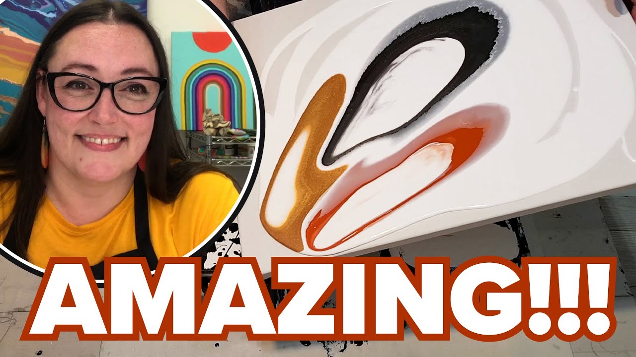 Mely D Paint Pour Recreated YOU WON'T BELIEVE WHAT HAPPENED
