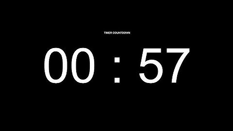 57 Seconds Countdown Timer