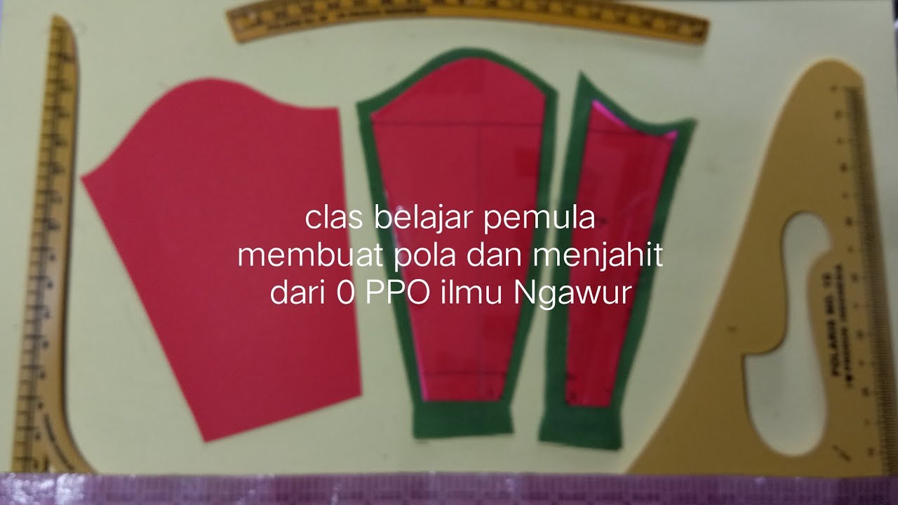Membuat pola lengan blezer atau jas yang simpel mudah dan praktis