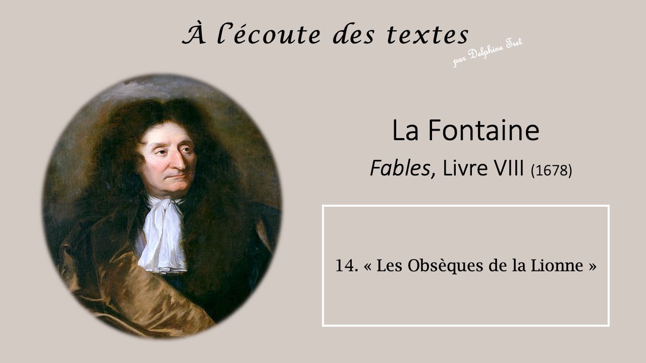 Les Obsèques De La Lionne Texte