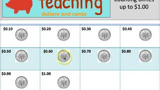 Counting Dimes Up to A Dollar
