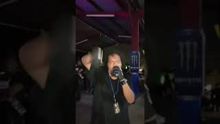 Execution Mode's front man walks through the crowd at Frost Fest 5