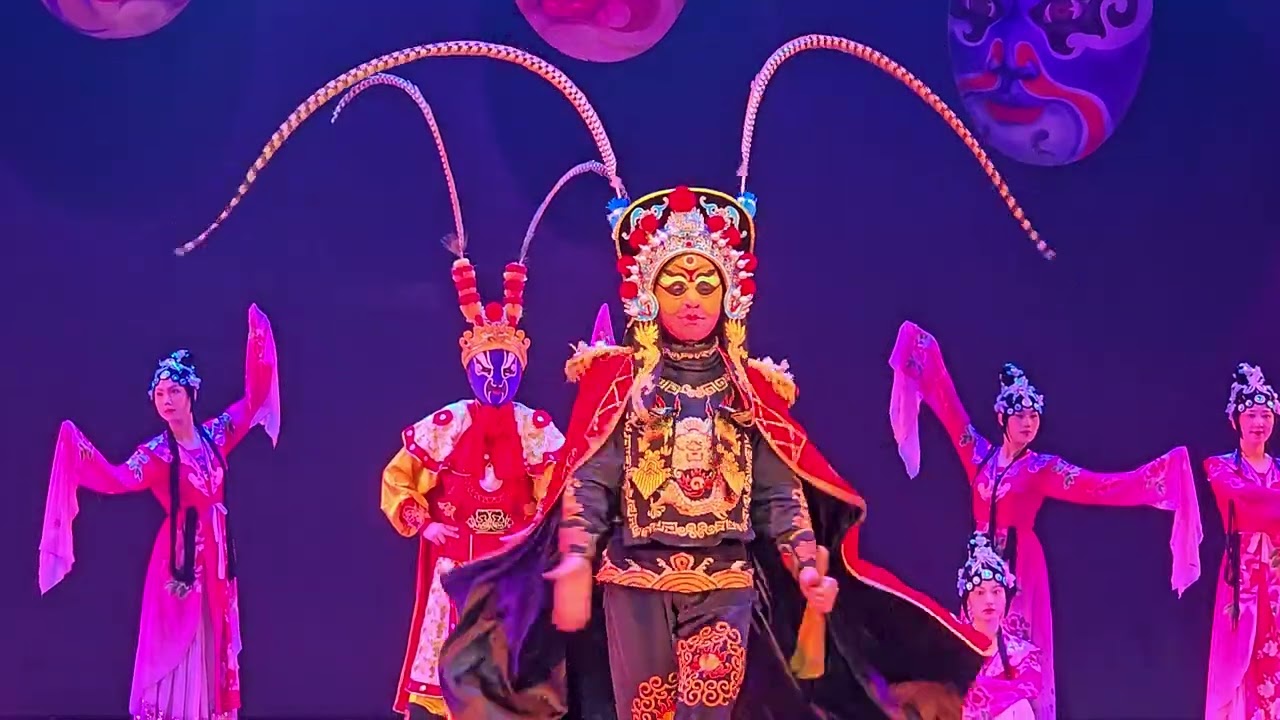 Bian Lian Opera merubah warna topeng Wajah, Sichuan - China