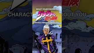 What your favorite Jojo Character says about you Profile