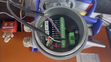 RS485 Connection magnetic flowmeter