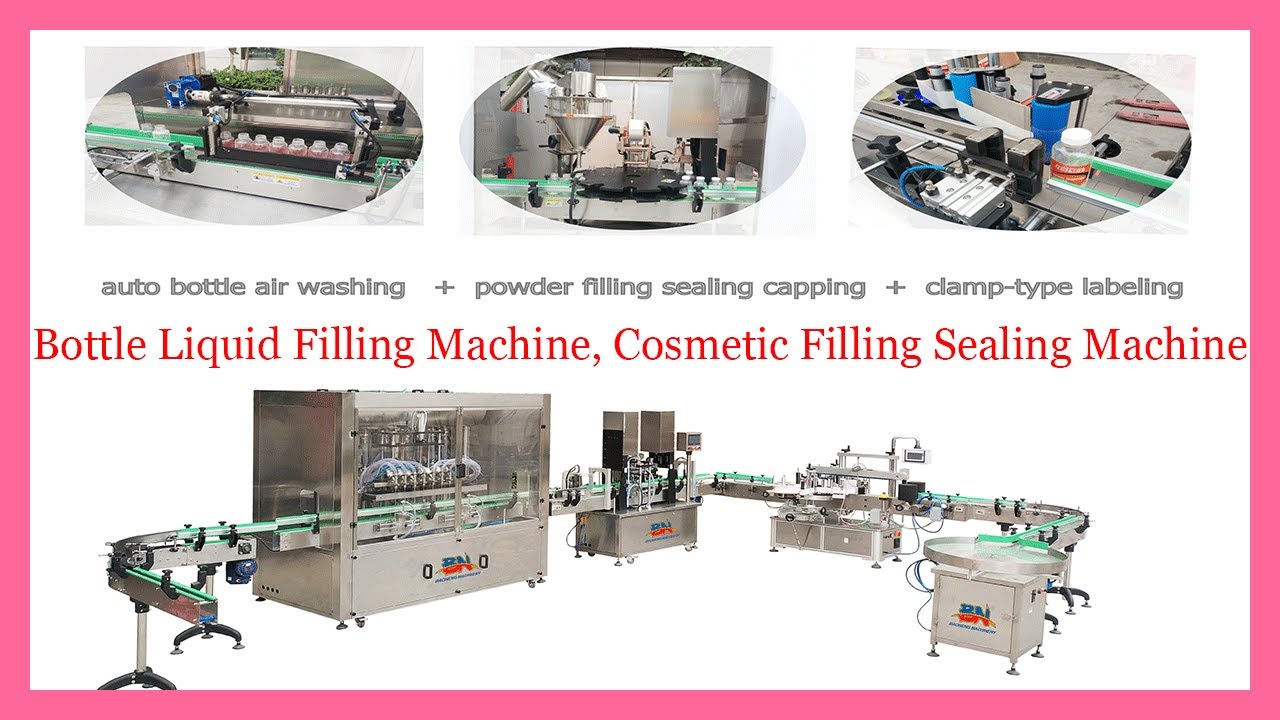 Automatic Bottle liquid Filling Machine, liquid detergent filling line from China factory