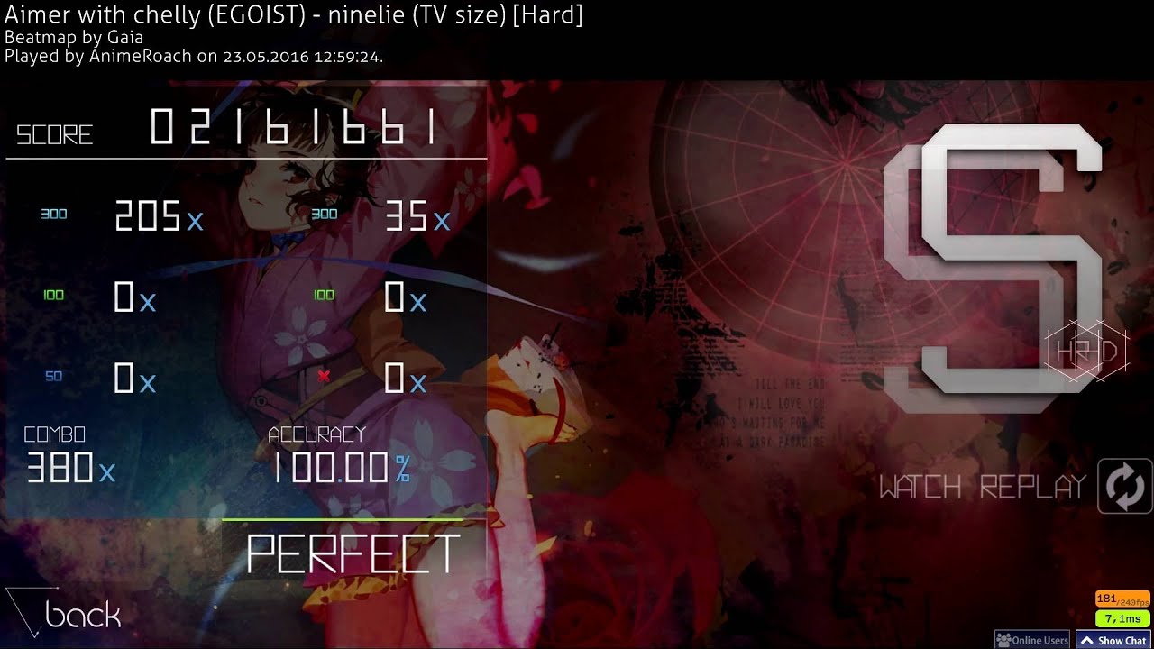 Steam Community Video Aimer With Chelly Egoist Ninelie Tv Size Hard Hrhd 100 39pp