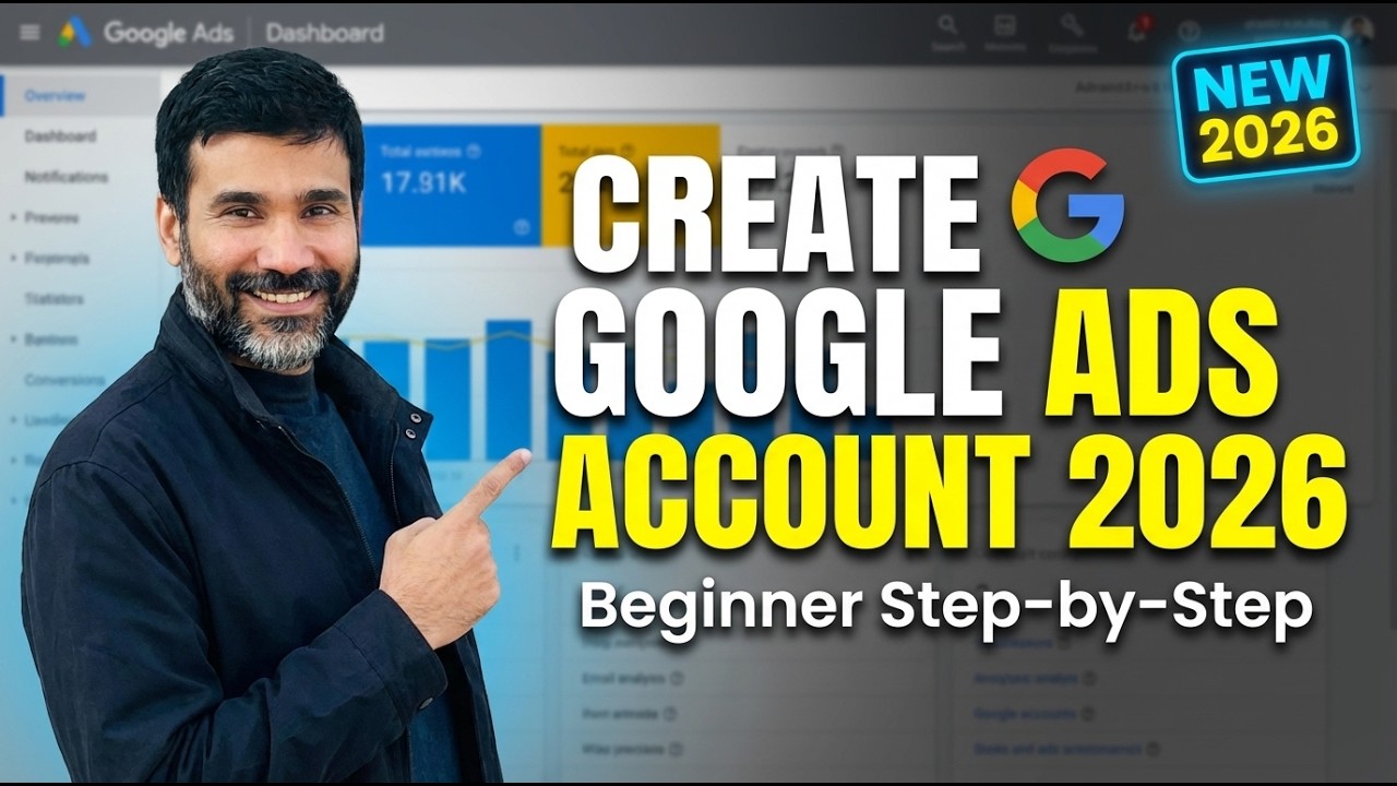 How to Set up Google Ad Account for Beginners in 2026 - YouTube