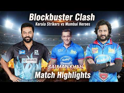 Blockbuster Clash | Kerala Strikers vs Mumbai Heroes | Match Highlights