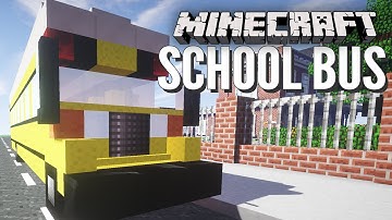 School Bus In Minecraft! - Forge Multipart (Microblock) Build