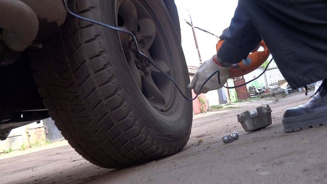 Гайковёрт DeFort DCW 12 (со звуком) - YouTube