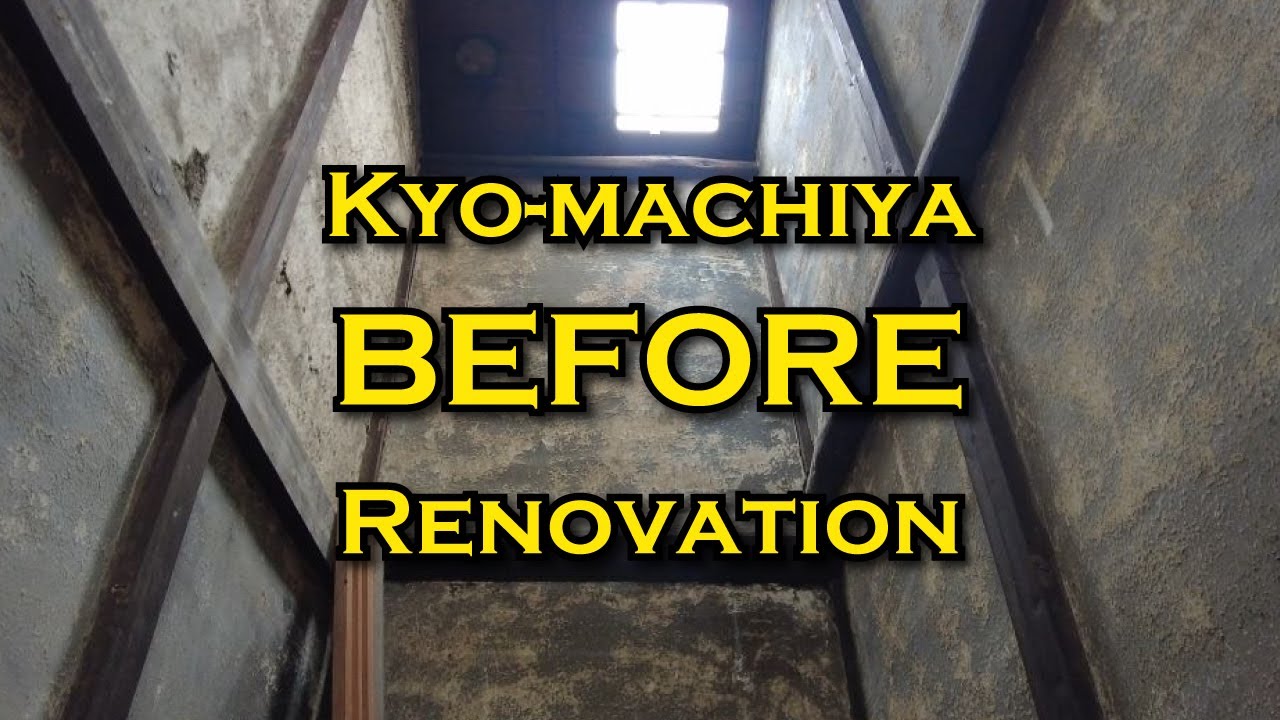 Tour of a traditional Kyo-machiya close by Kamogawa River BEFORE renovation - Part 1