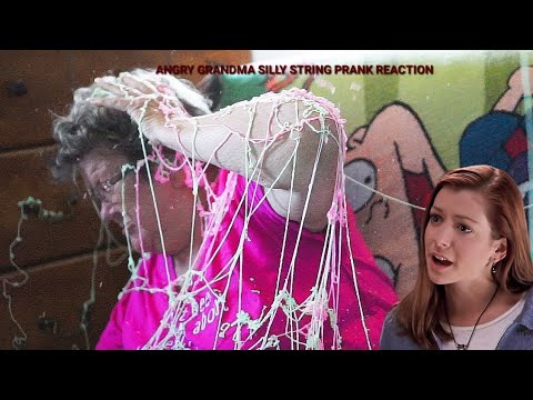 Angry Grandma Silly String Prank Reaction