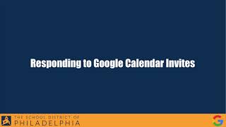 Responding to Google Calendar Invites