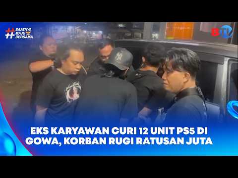 Eks Karyawan Curi 12 Unit PS5 di Gowa, Korban Rugi Ratusan Juta