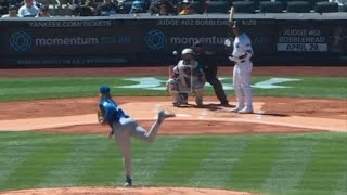 Pitcher Tricks Torres By Stepping Off and then Quickly Pitching