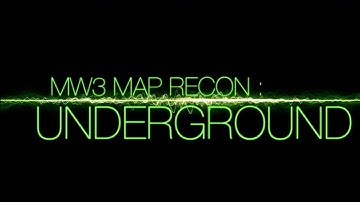 Underground - Modern Warfare 3: Multiplayer Map Walkthrough