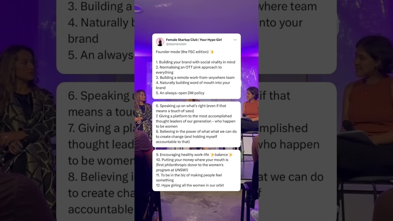 A peak behind the curtain of ✨founder mode✨