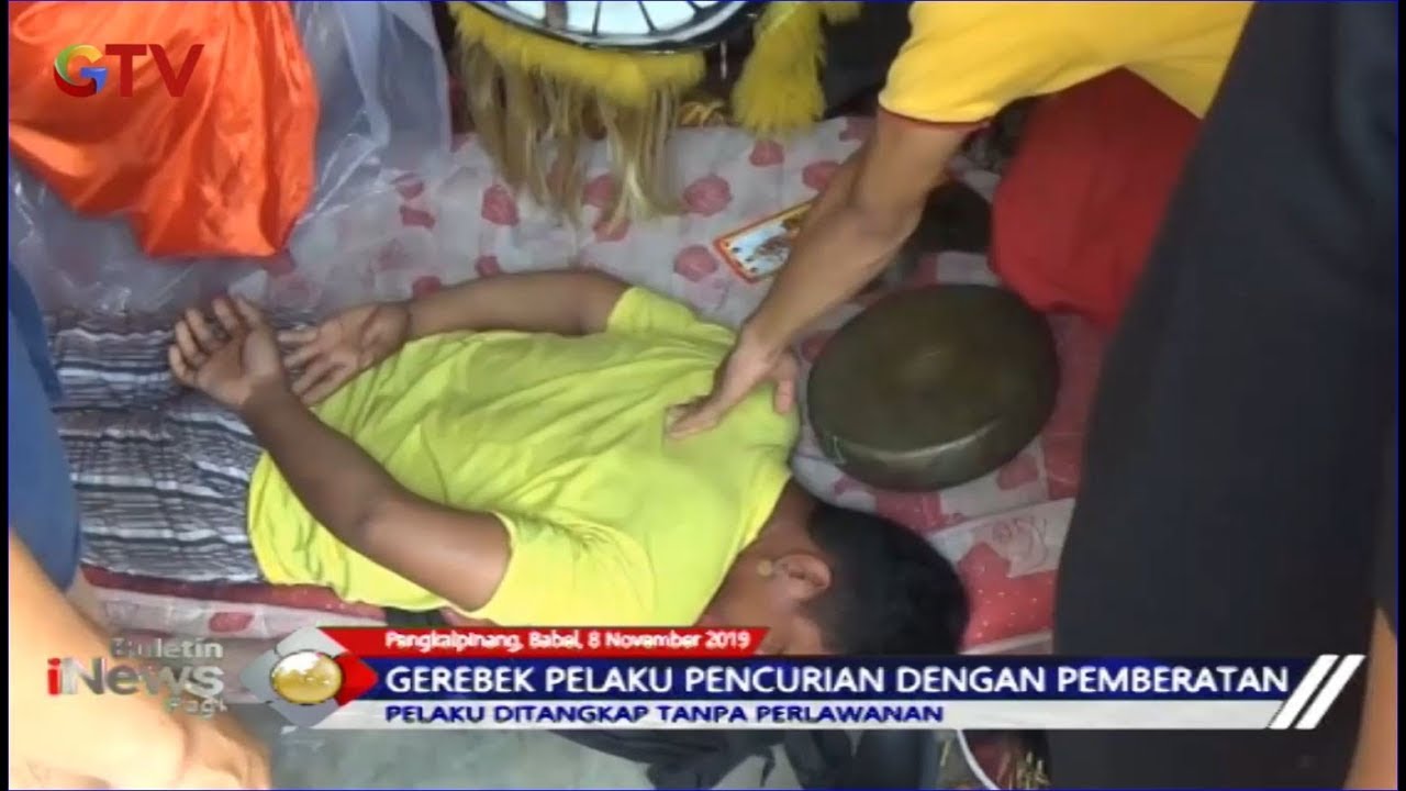 Aparat Polsek Tamansari, Pangkalpinang Gerebek Pelaku Pencurian dengan Pemberatan - BIP 09/11