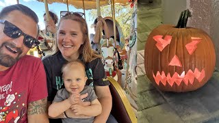 Disney Springs Family Day Out, Carving Our Halloween Pumpkin & Making School Goodie Bags! |Home Vlog