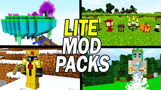 Top 10 Minecraft Modpacks For Low End PCs (Lite & Lightweight Modpacks)