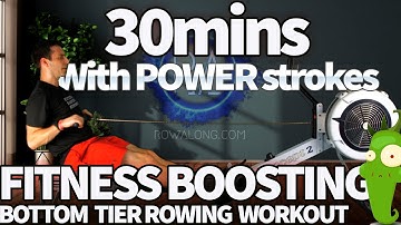30 Minute Easy Rowing Workout - Get Fitter | 2K Plan v2 Week 2 Row 5 | RowAlong