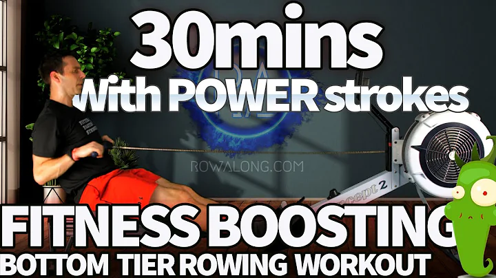 30 Minute Easy Rowing Workout - Get Fitter | 2K Plan v2 Week 2 Row 5 | RowAlong