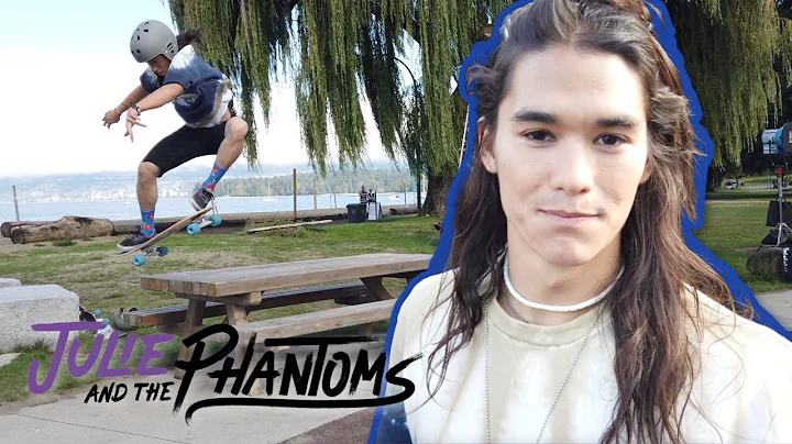 Julie and the Phantoms BTS | Willie's Skate Stunt