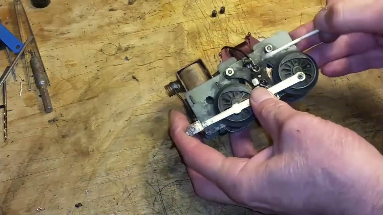 MARX MOTOR / CLEAN THE BRUSHES AND ARMATURE WITHOUT DISASSEMBLY / 5