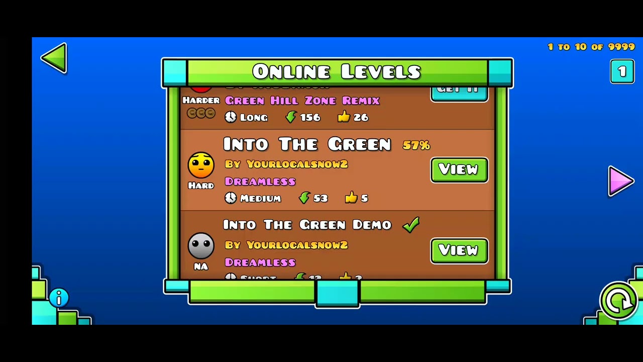 how to find my into the green full level in Geometry Dash - YouTube