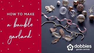How to: Make a bauble garland